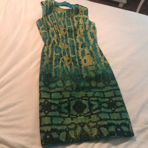 Muse Alligator Print Shift Dress